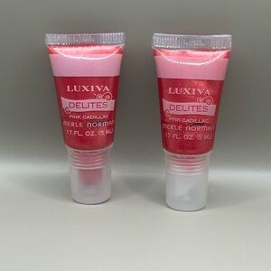 Merle Norman Luxiva Delites pink Cadillac shimmer lip gloss .17 FL. oz.
